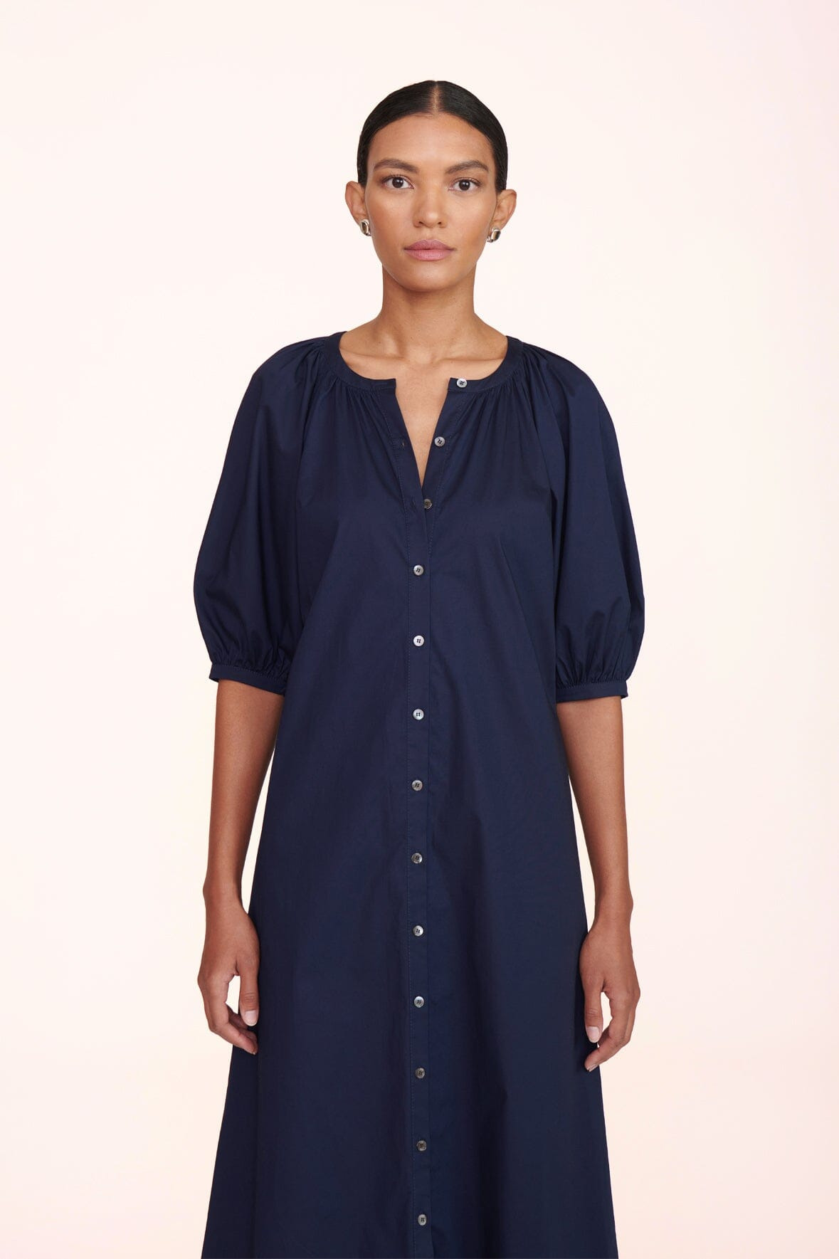 STAUD VINCENT DRESS NAVY - 5