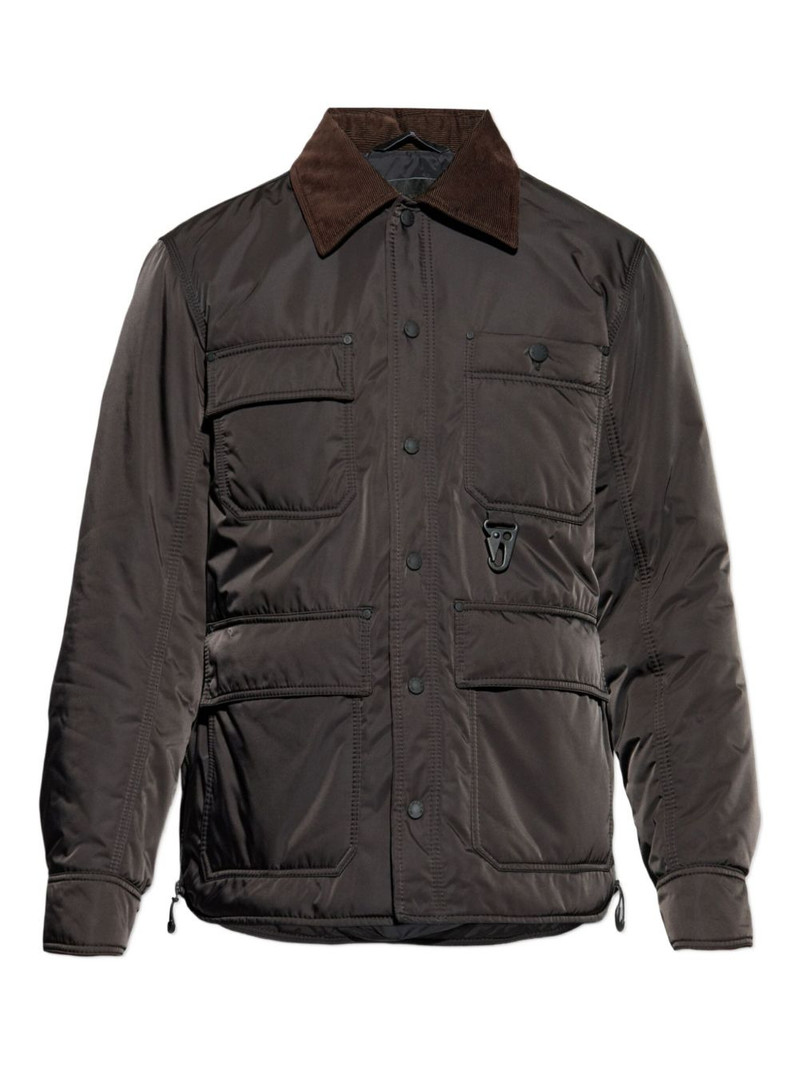 Waterton corduroy-collar padded jacket 1
