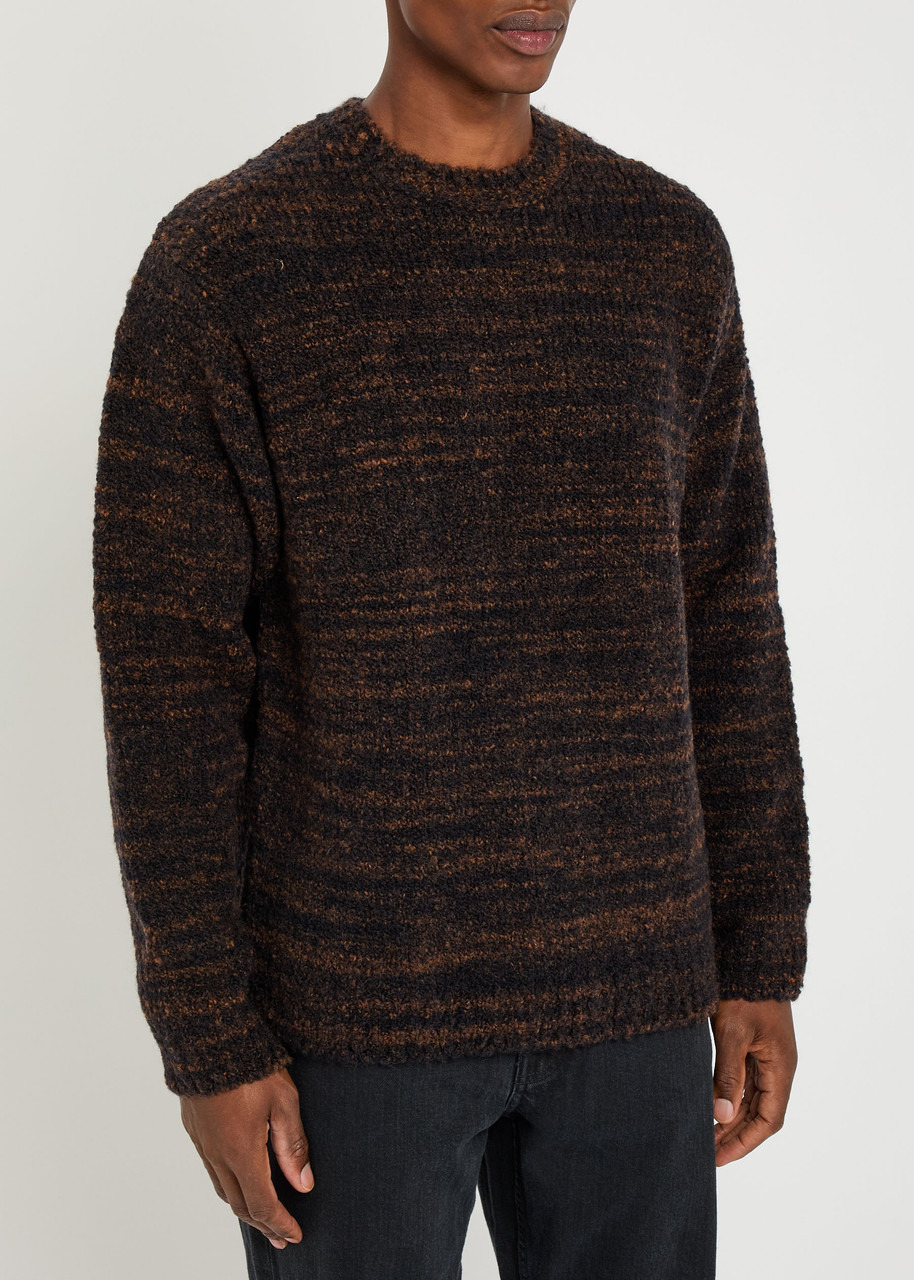 Nudie Jeans Patterned Bouclé Wool-blend Jumper - 2