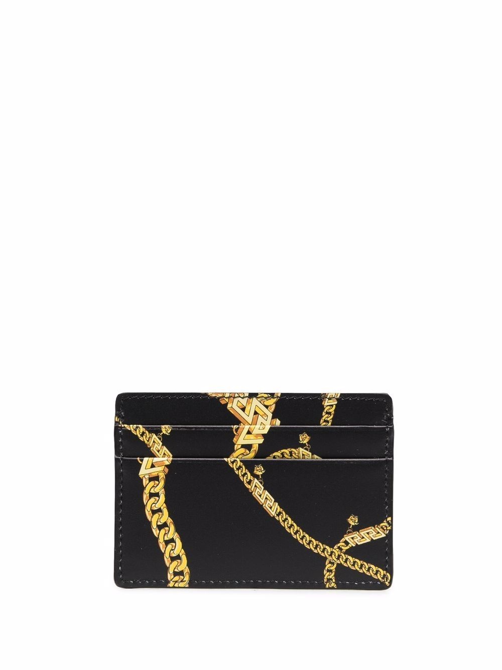 La Medusa chain-print card holder - 2