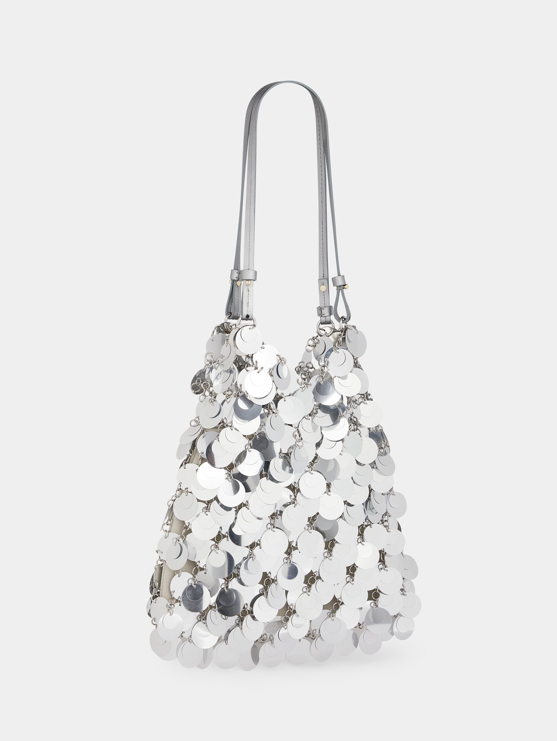 SILVER SPARKLE DISCS LARGE BAG - 2