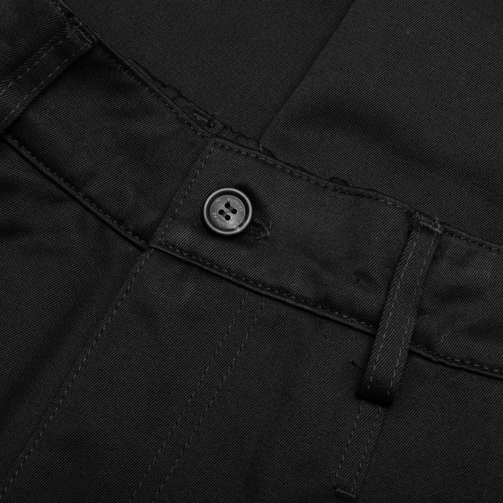 PLEATED WIDE CARGOS - BLACK - 4