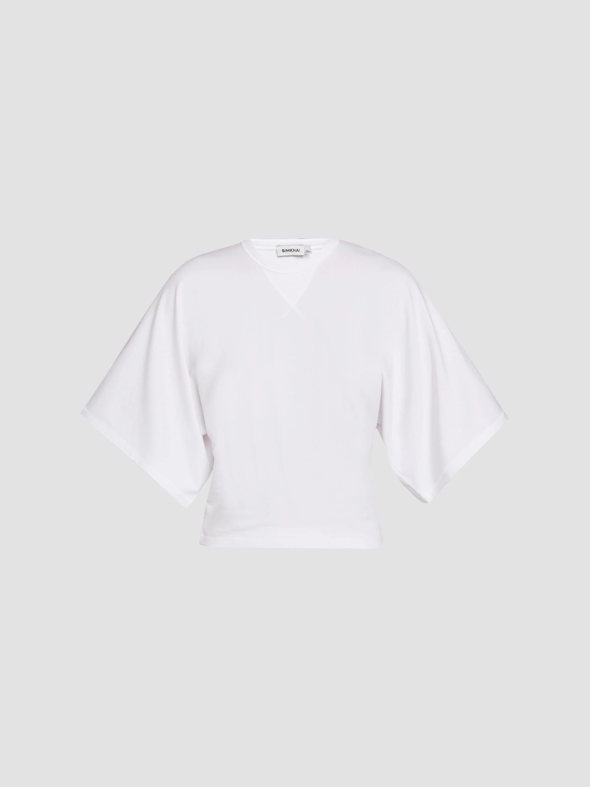 Women's Amara Draped T-Shirt - White - 1