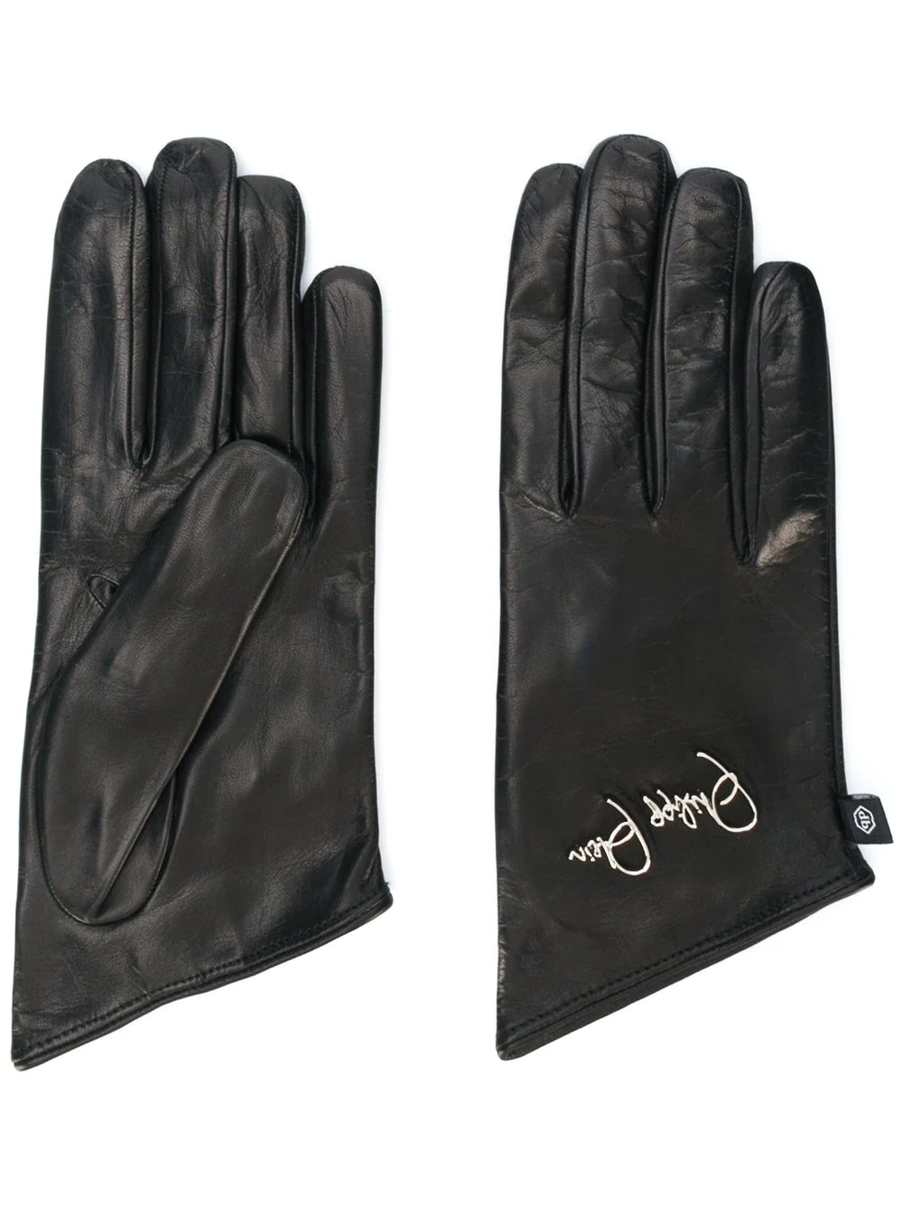 embroidered logo gloves - 1