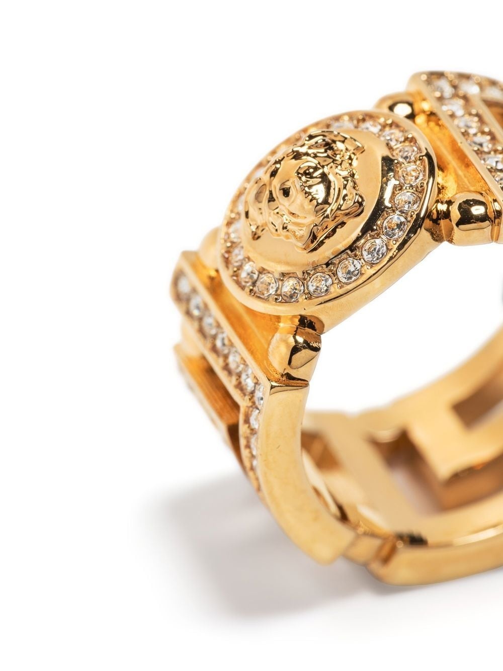 Greca cut out jewelled ring - 3