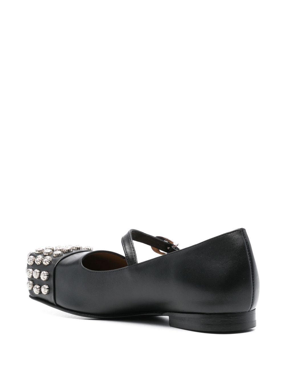 stud-detail ballet flats - 3