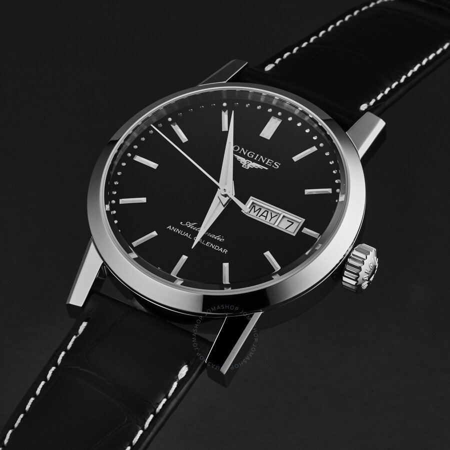Longines 1832 Automatic Chronometer Black Dial Men's Watch L4.827.4.52.0 - 2