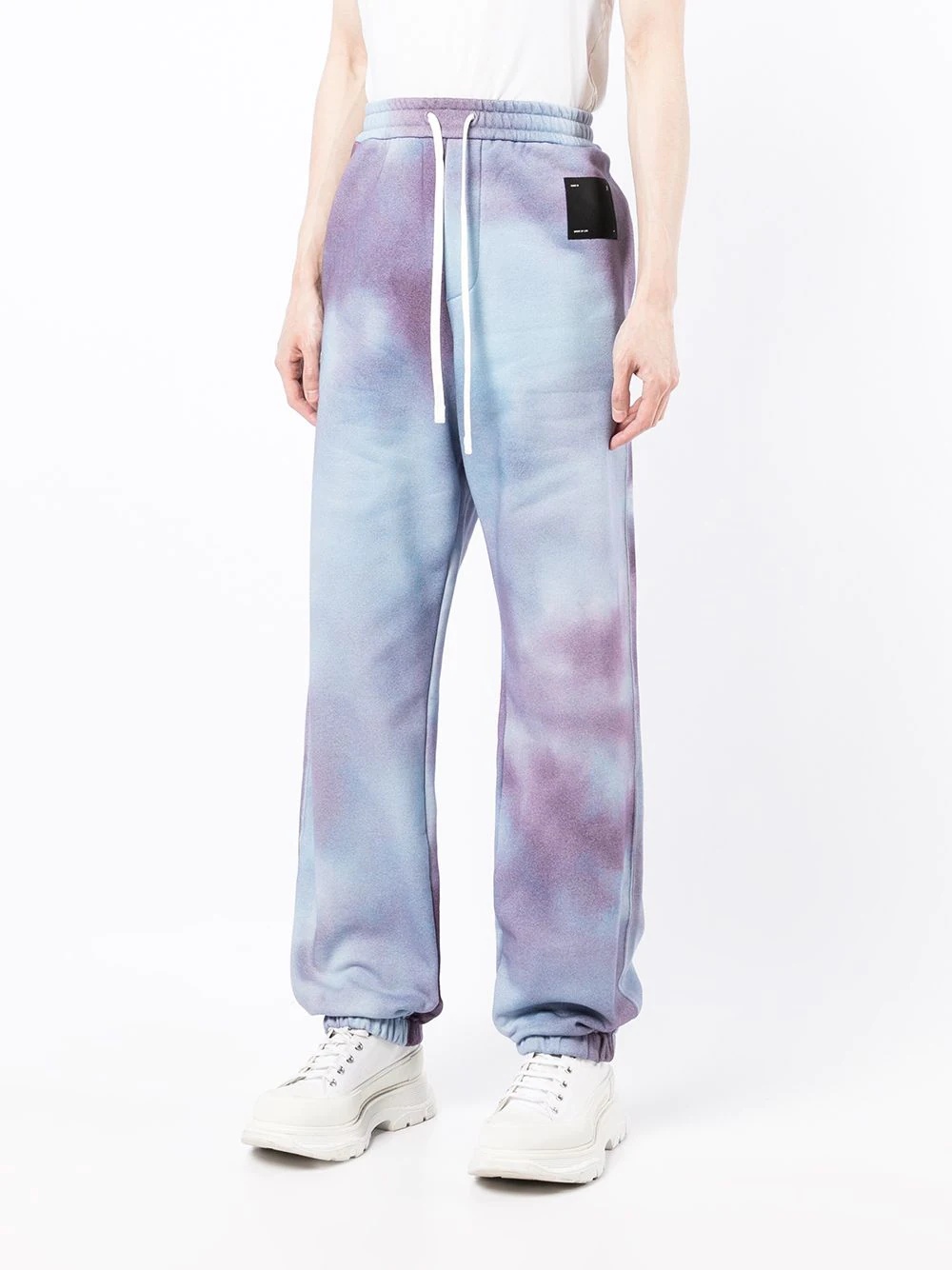 tie-dye track pants - 3