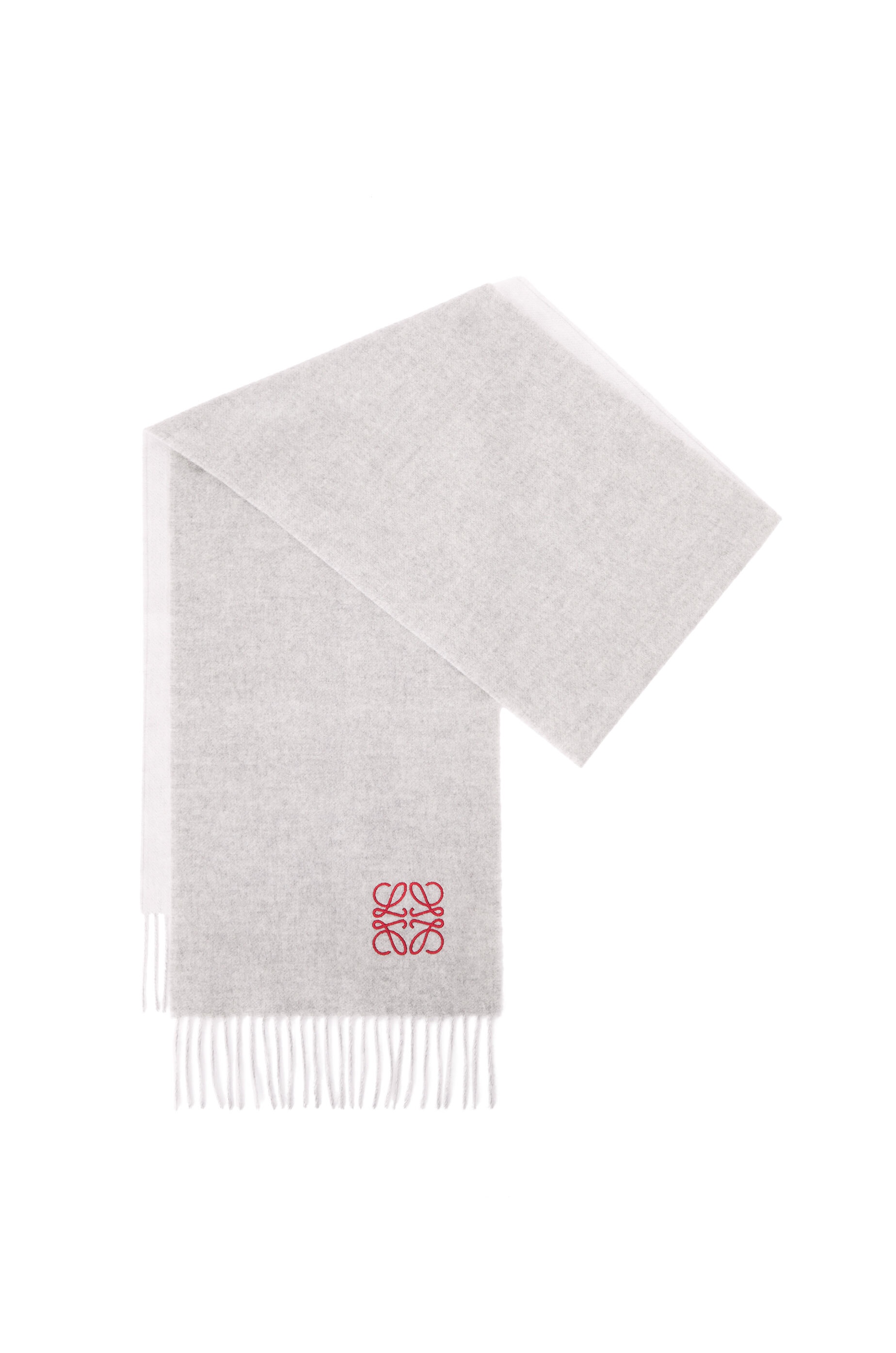 Bicolour scarf in wool and cashmere - 3