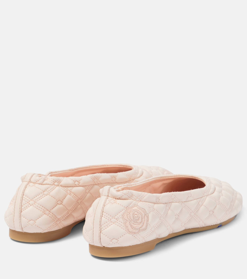 EKD quilted leather ballet flats 3