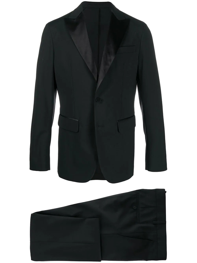two-piece slim suit 1