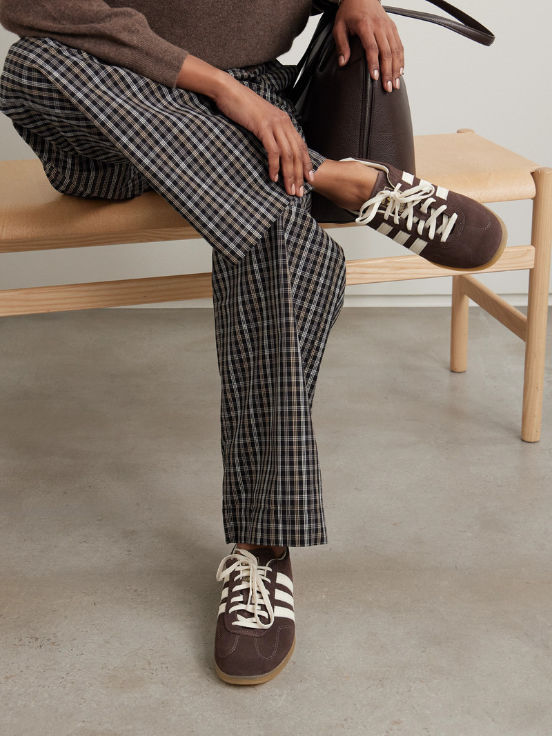 adidas Originals Gazelle Lo Pro Leather-trimmed Suede Sneakers outlook