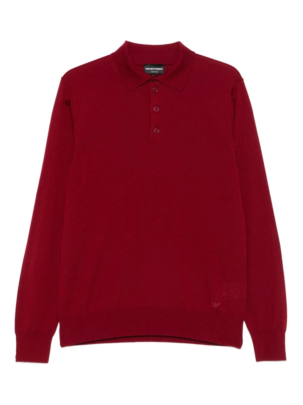 long-sleeve polo shirt - 1