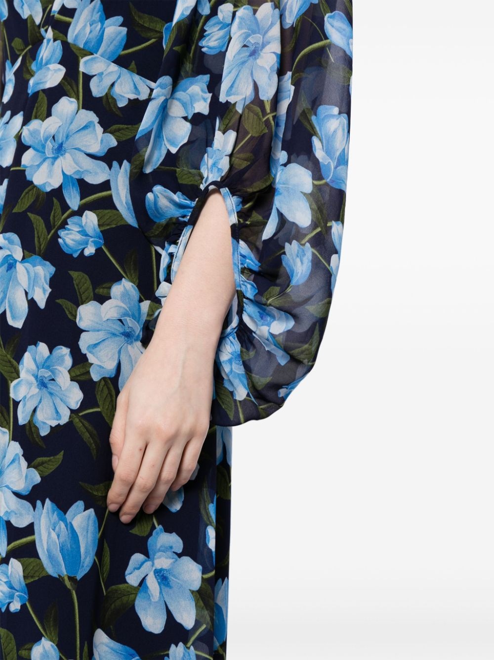 Jenny floral-print gown - 5