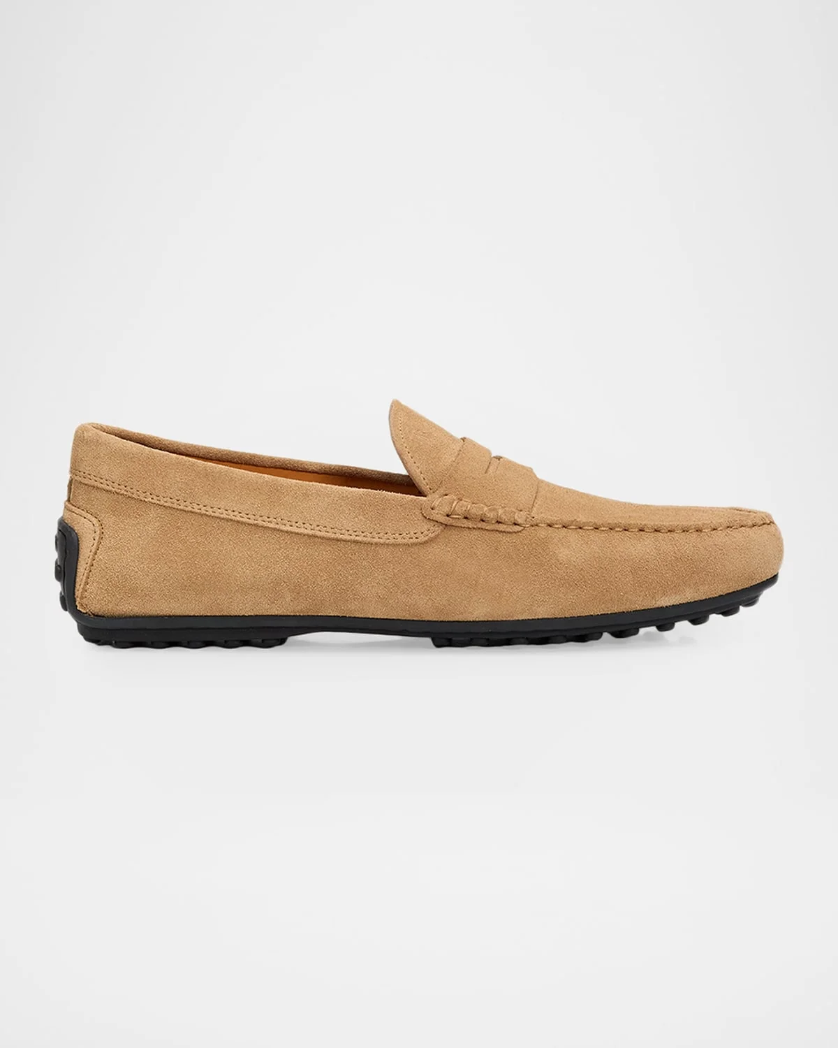 Men's City Gommino Suede Penny Loafers - 1