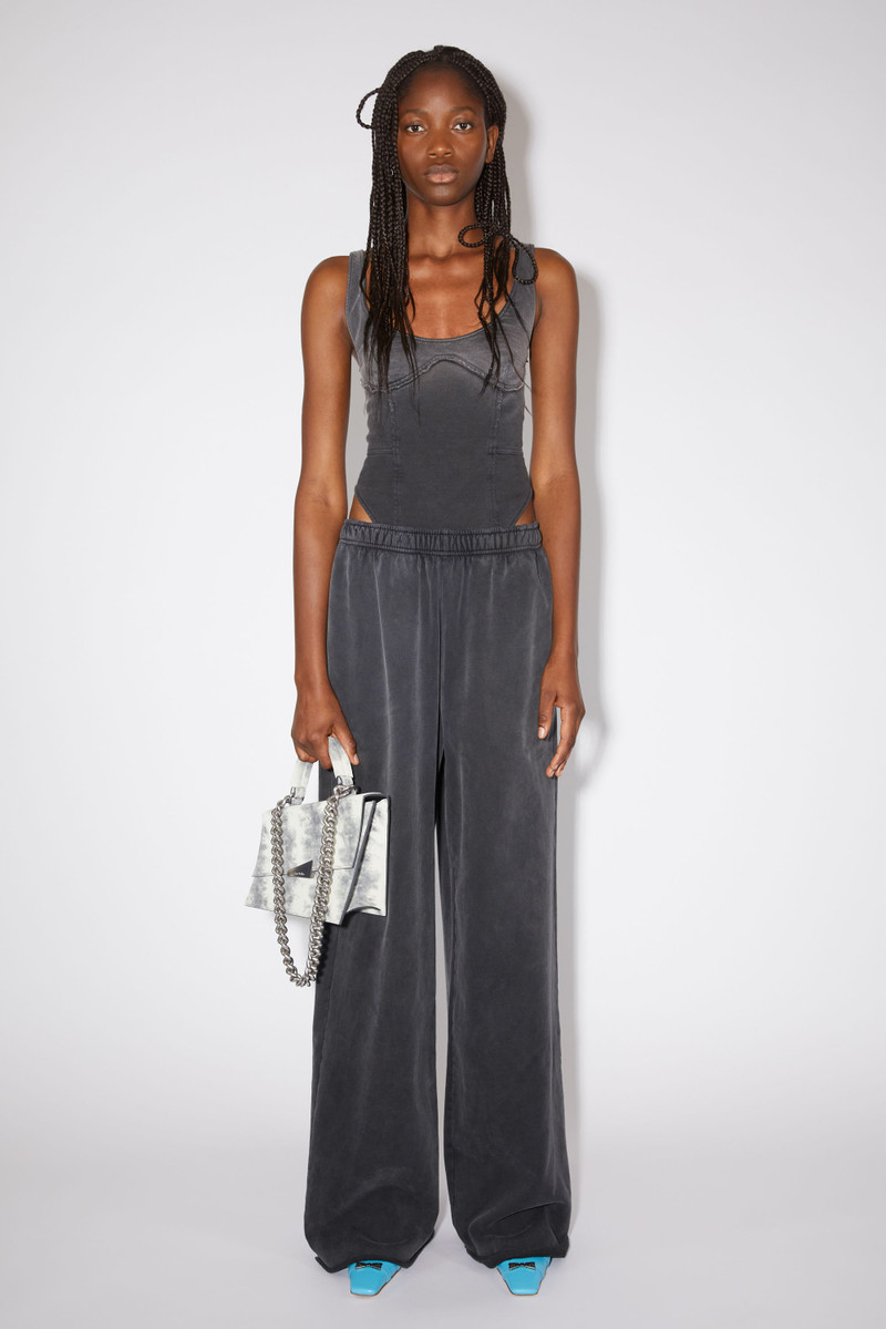 Acne Studios Printed sweatpants - Faded black outlook