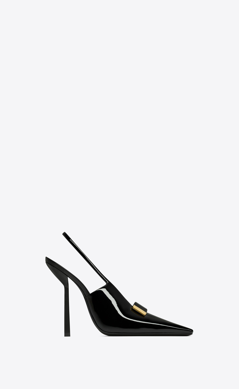 madame slingback pumps in patent leather - 1