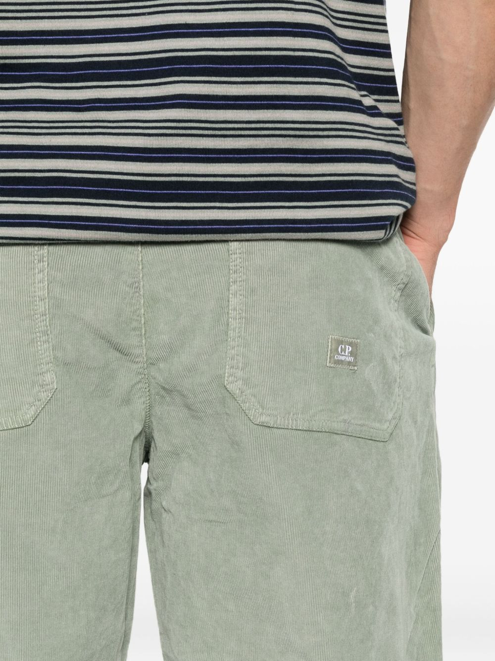 corduroy loose chino trousers - 5