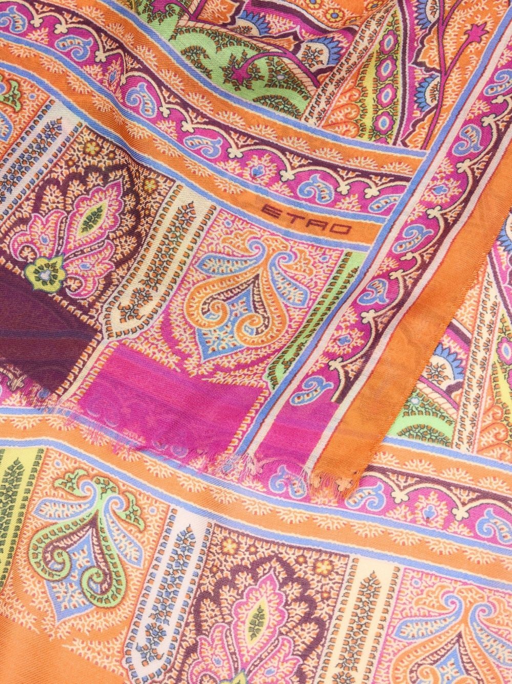 paisley-print scarf - 2