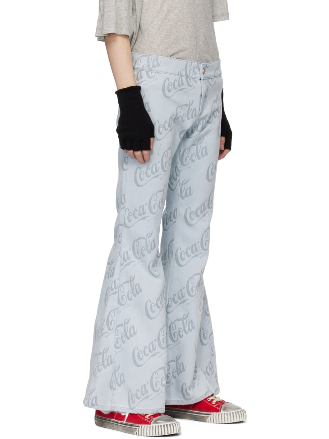 Blue Jacquard Jeans - 2