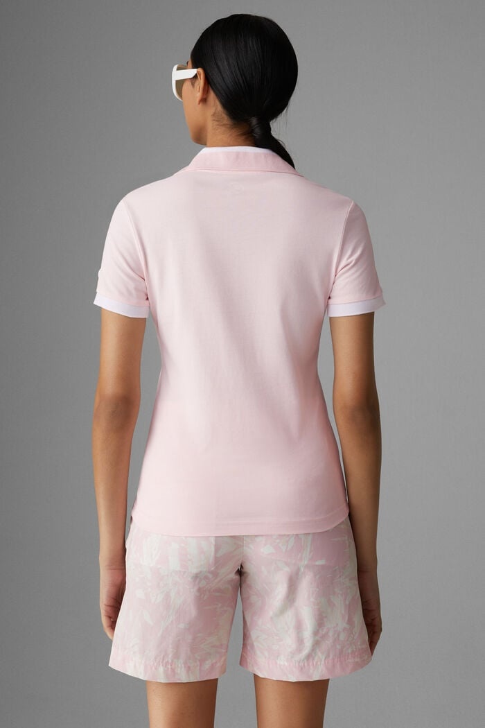 Luma Functional polo shirt in Pink/White - 3