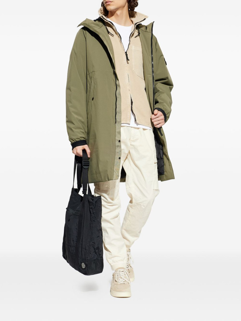 Stone Island hooded patch jacket outlook