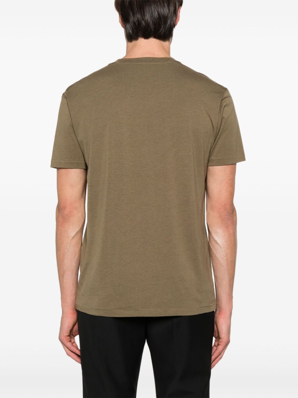 logo-embroidered T-shirt - 3