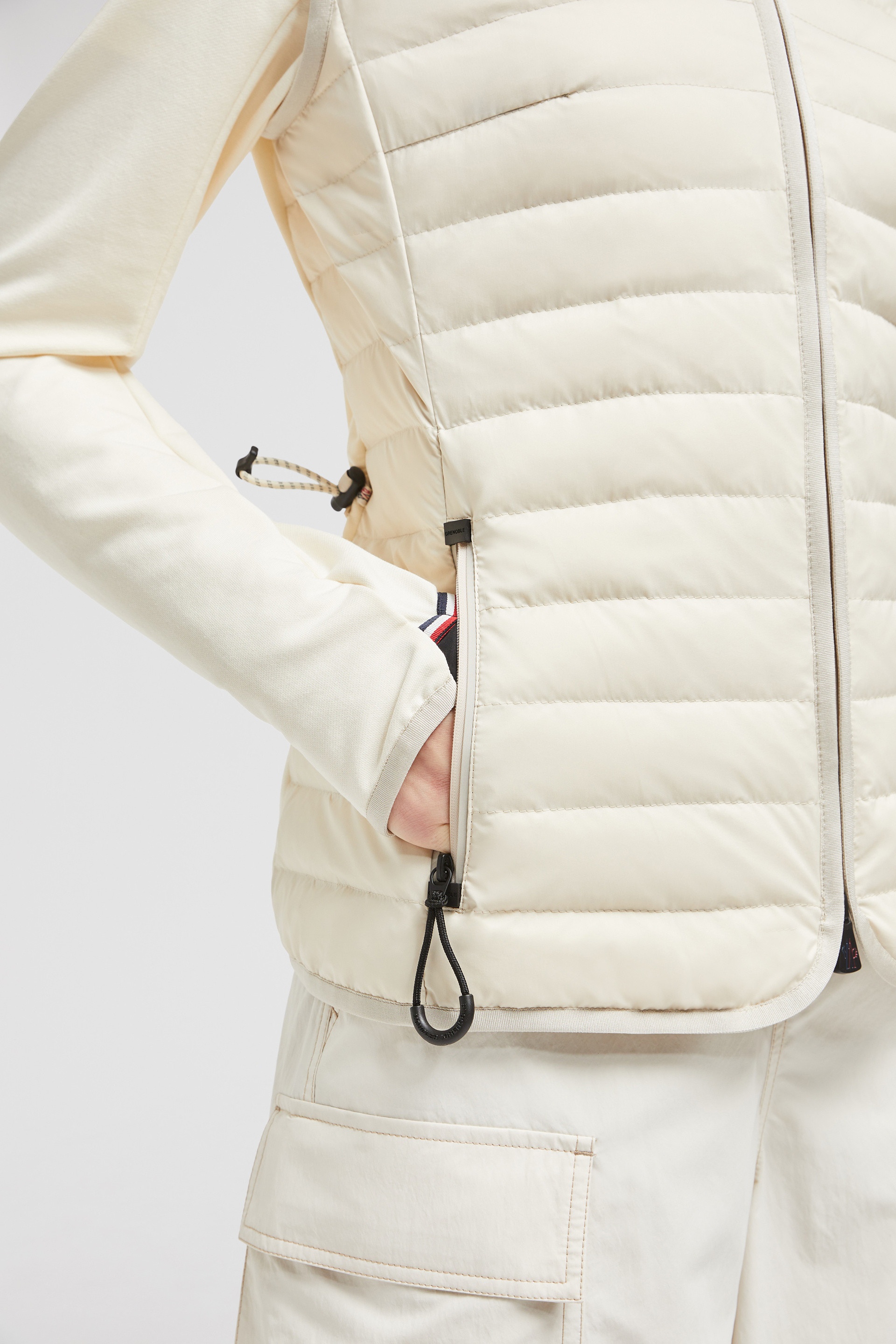 Padded Zip-Up Cotton Hoodie - 6