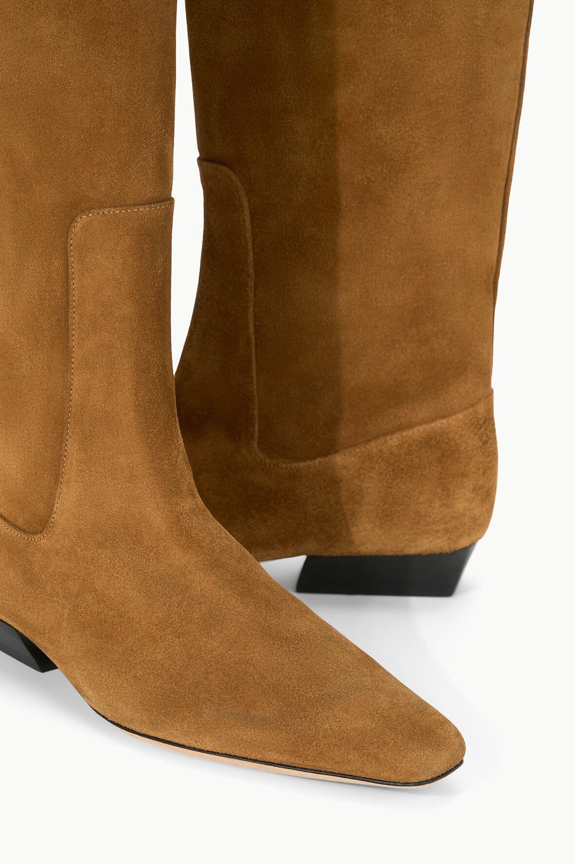 STAUD WALLY FLAT BOOT TAN SUEDE - 7