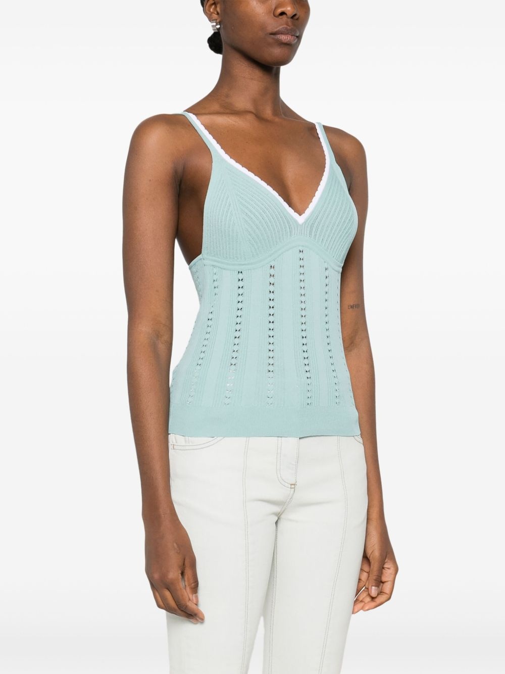 knitted tank top - 3