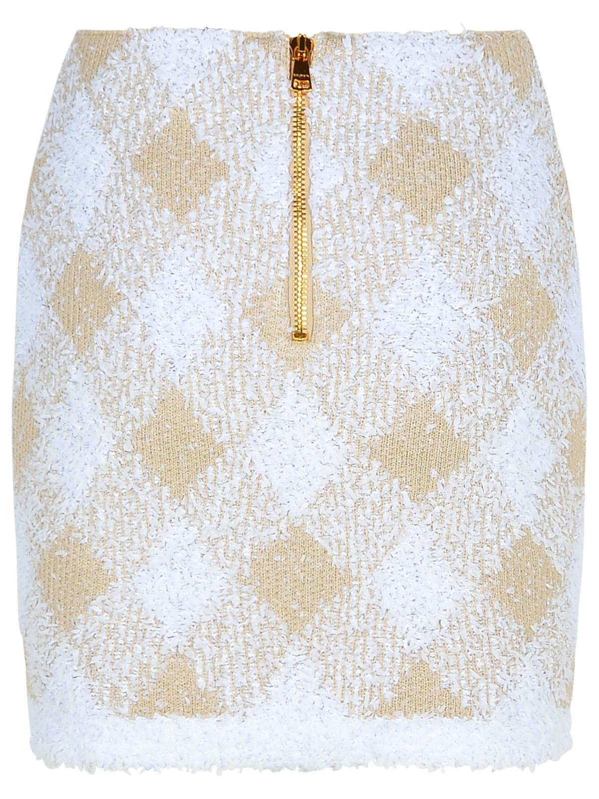 Balmain Beige Polyamide Blend Skirt Women - 3