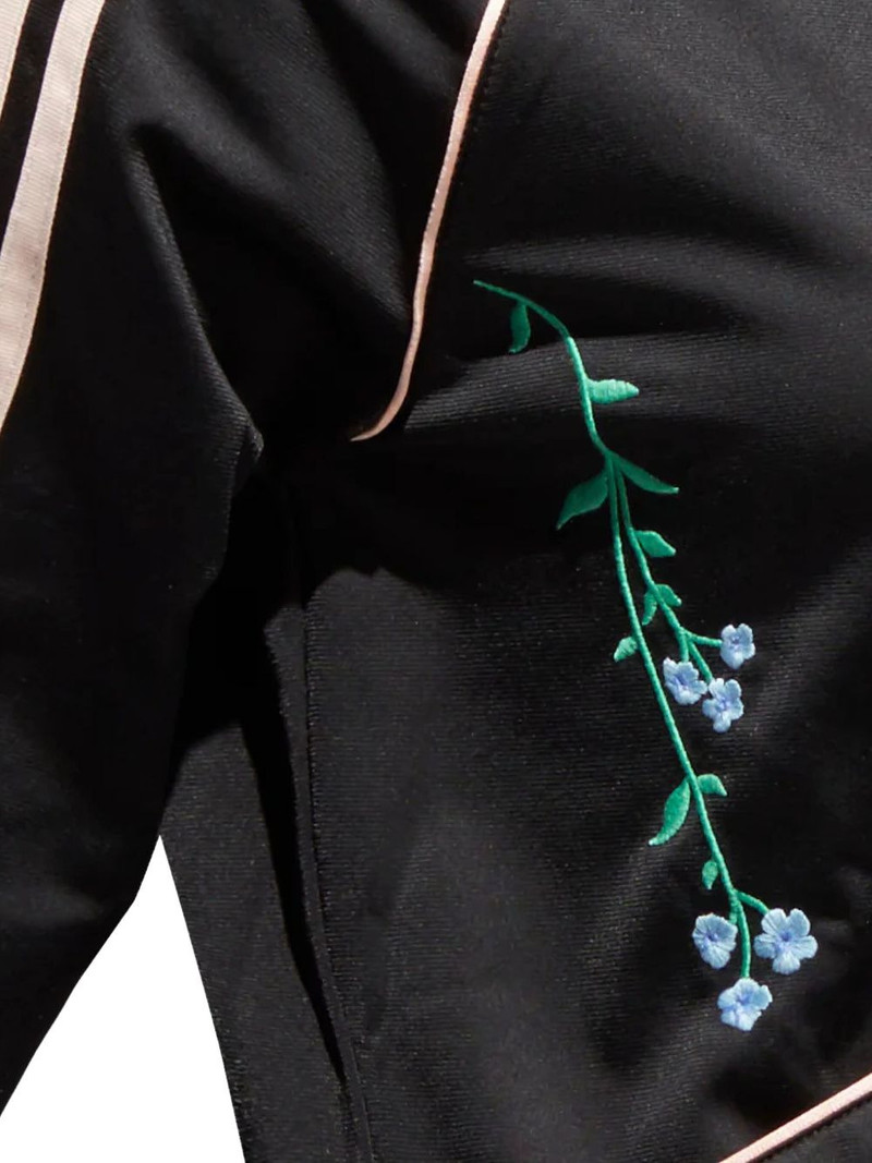 adidas Originals  floral-embroidered track top outlook