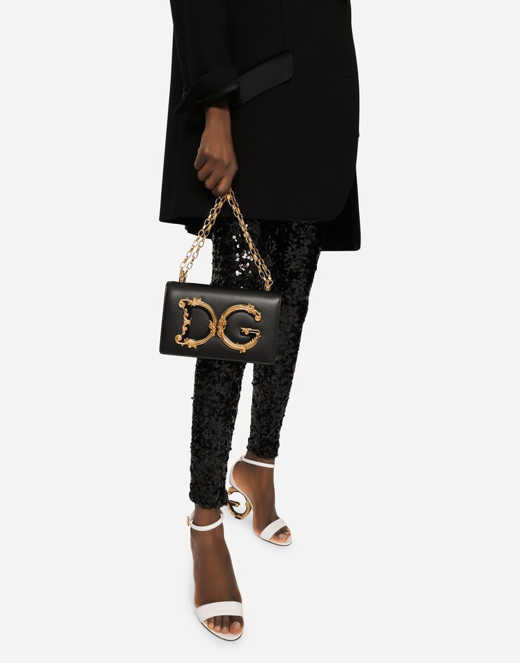 Nappa leather DG Girls shoulder bag - 2