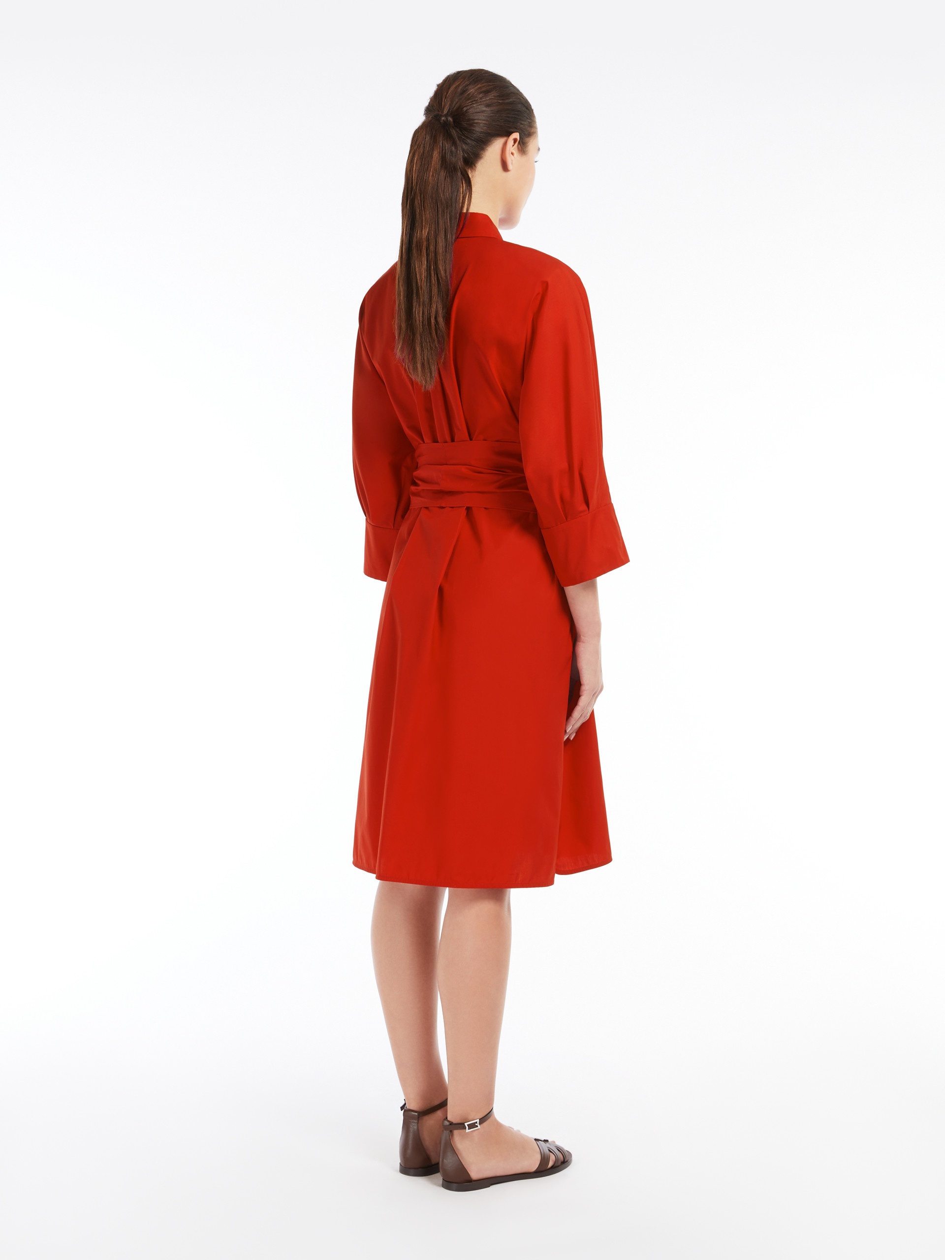 TABATA Poplin shirt dress - 4