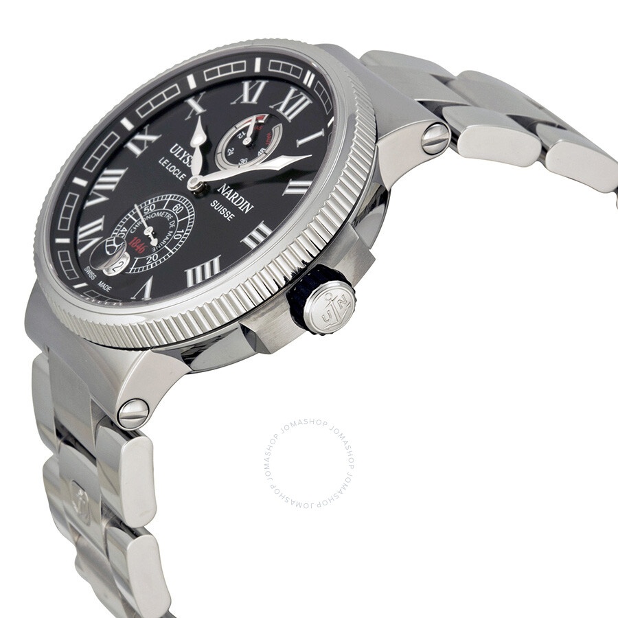 Ulysse Nardin Marine Chronometer Black Dial Men's Watch 1183-126-7M-42 - 2
