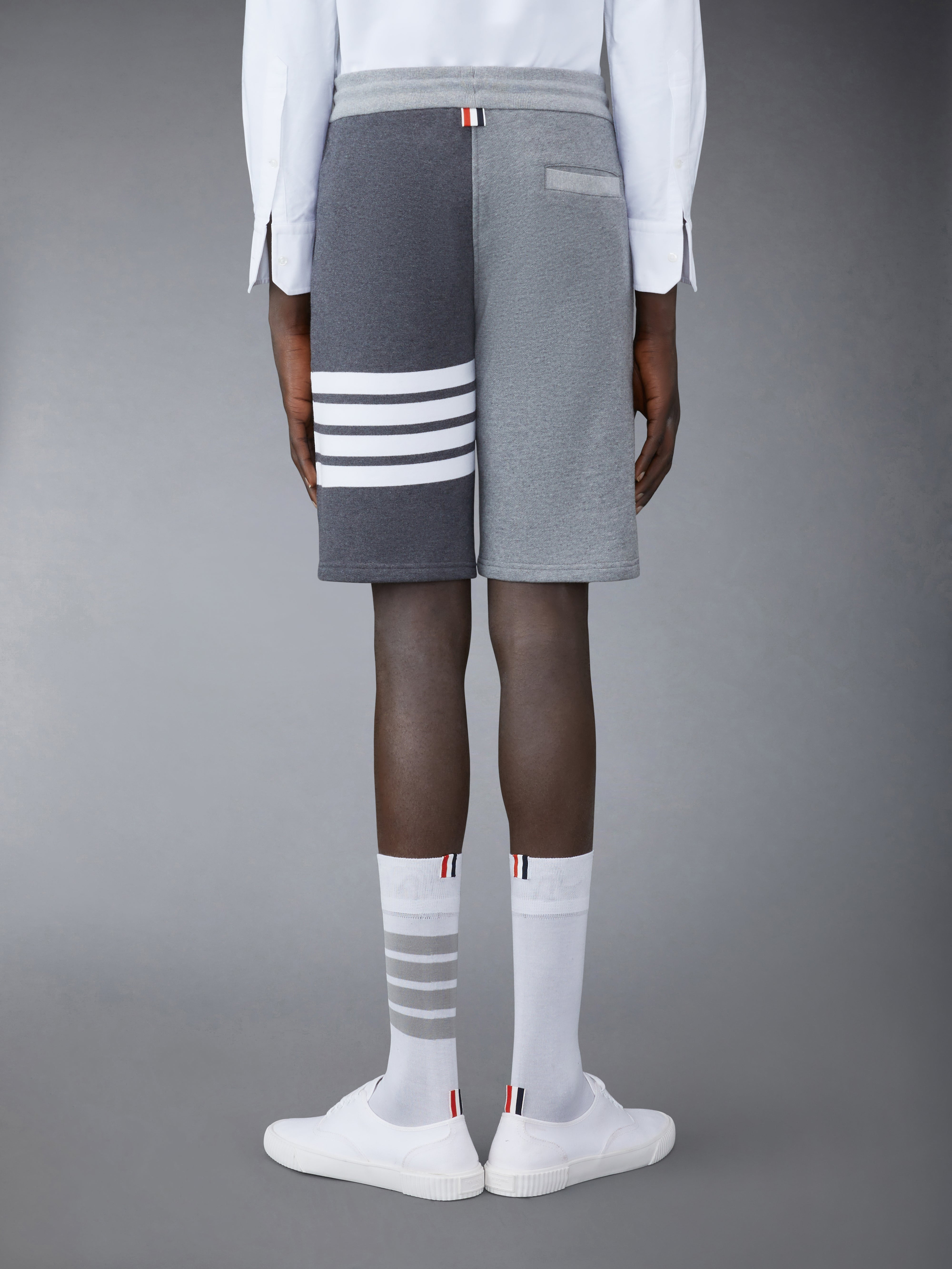 Fun-Mix Classic Cotton Loopback 4-Bar Sweat Shorts - 3