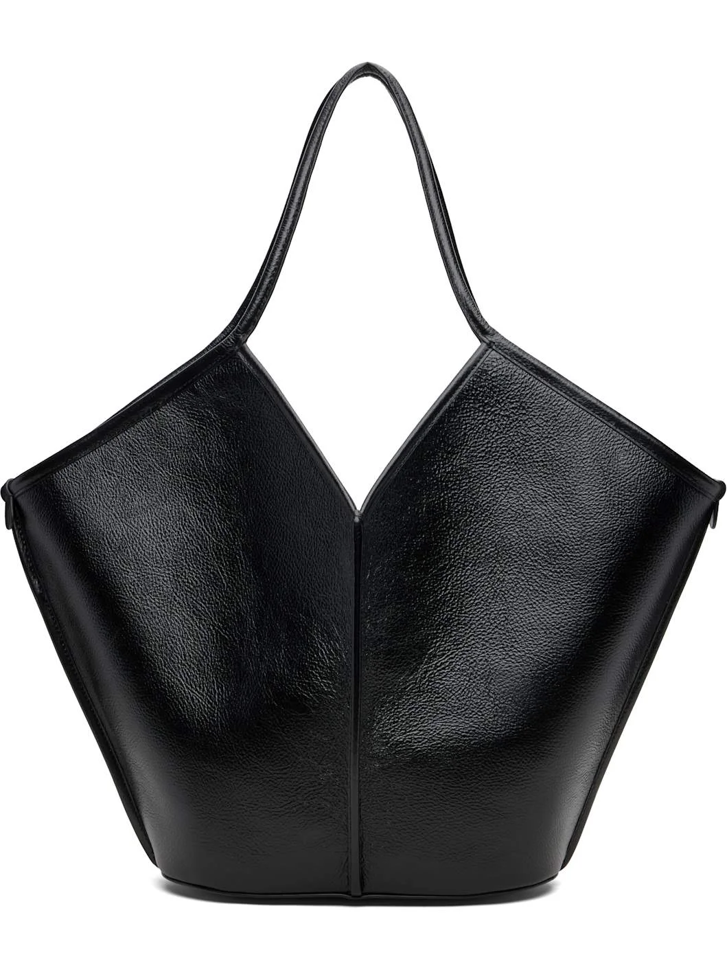 Black Calella Distressed Tote - 1