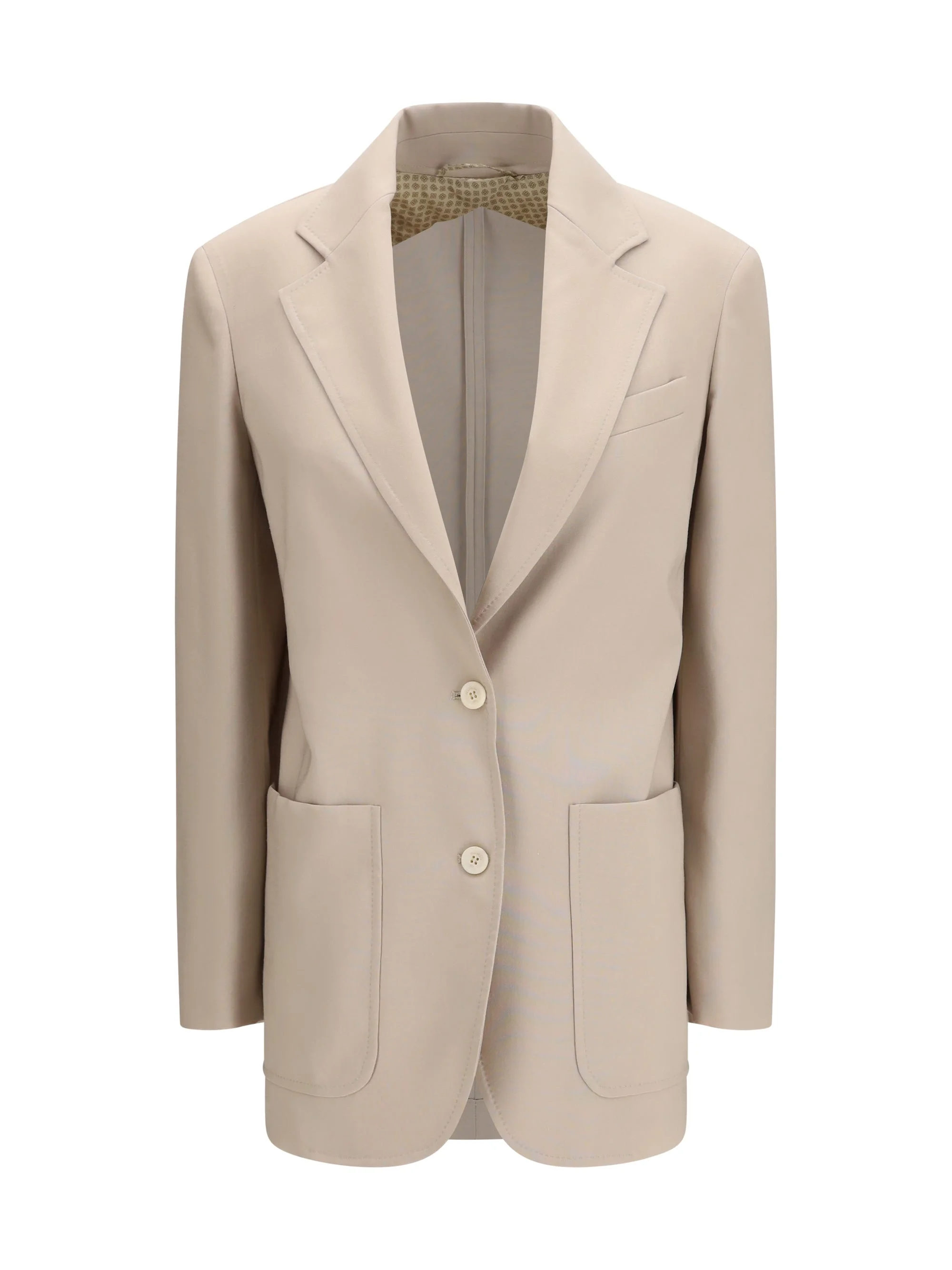 Max Mara Women Single-Breasted Wool-Blend Blazer - 1
