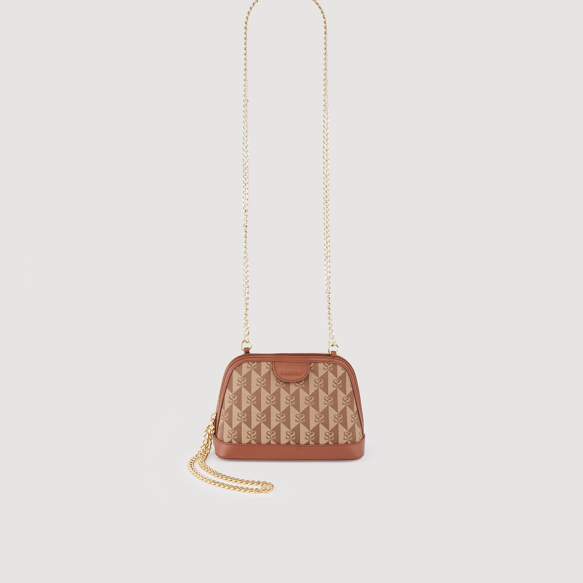 Logo clutch bag - 1