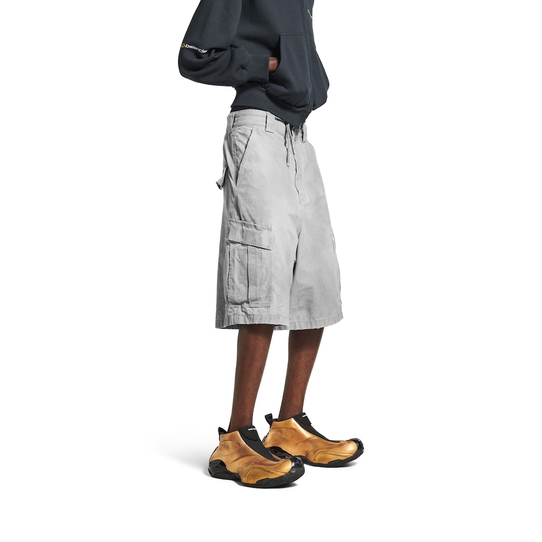 Men's Cargo Shorts in Grey - 5