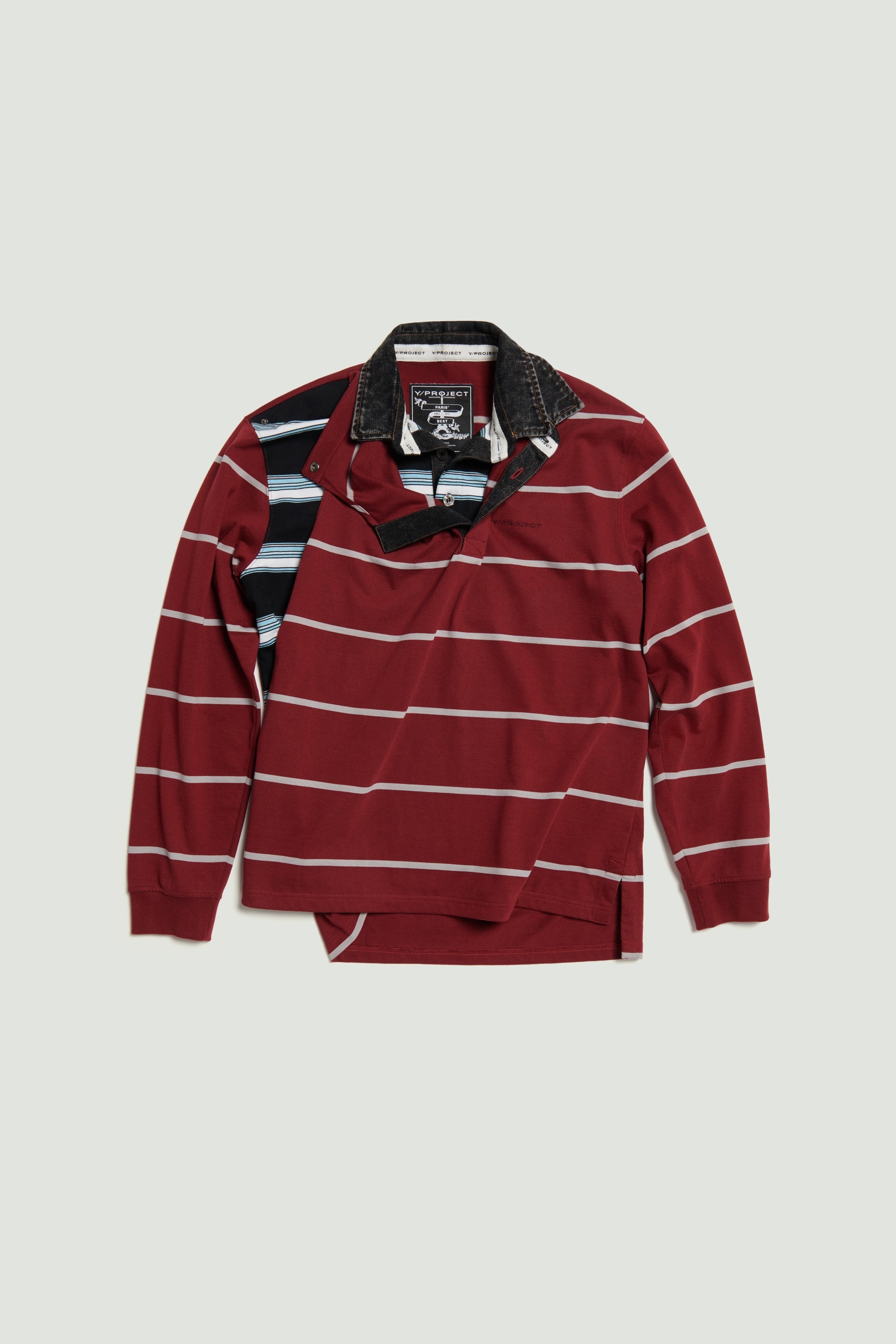 Double Collar Snap Off Rugby Polo - 1