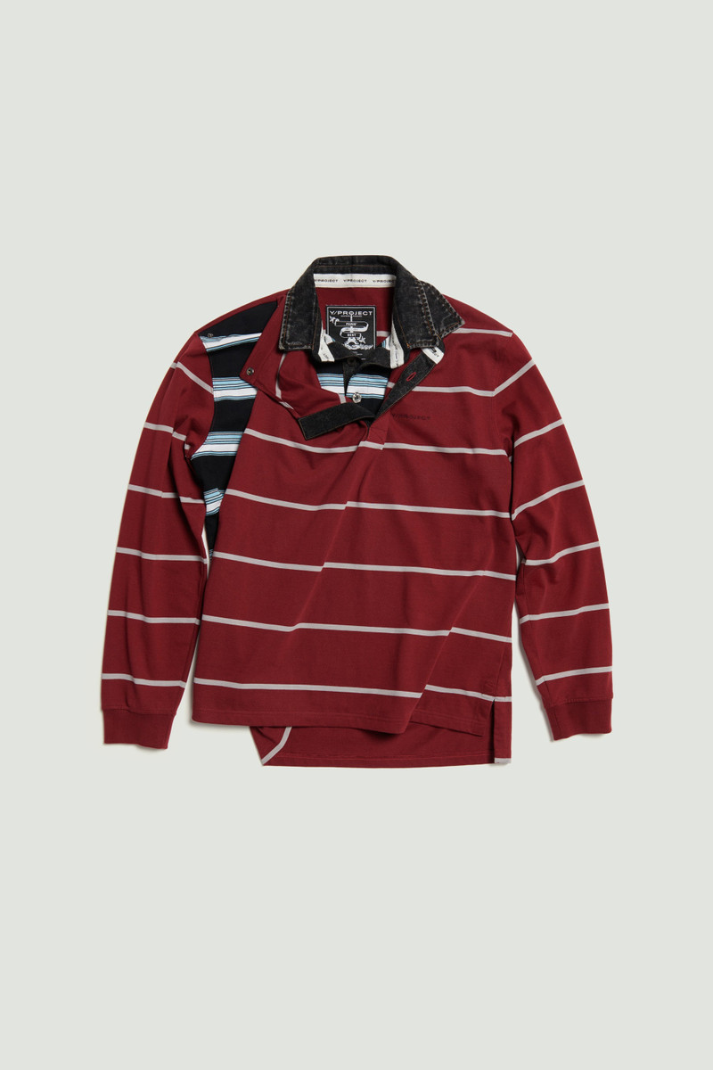 Double Collar Snap Off Rugby Polo 1
