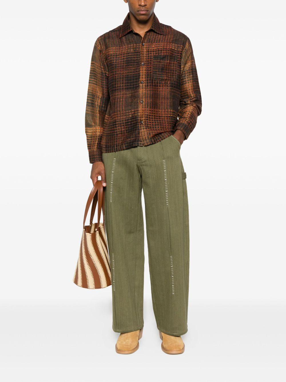 checked shirt - 2