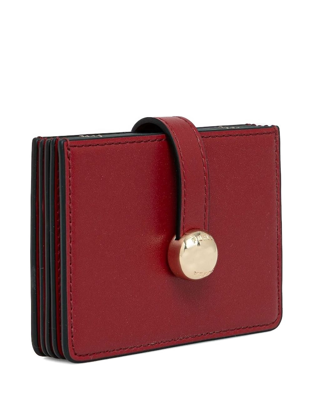 leather flap-closure cardholder - 2