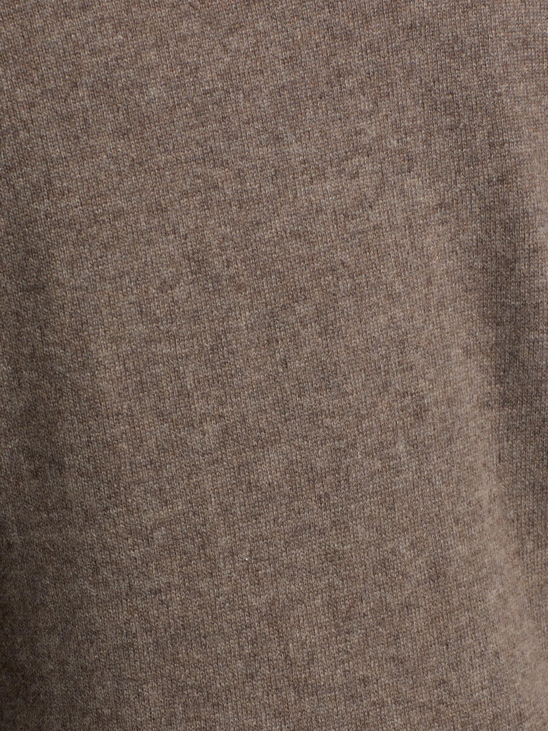 Women's Truffle Cashmere Turtleneck Sweaterdress - Truffle 7