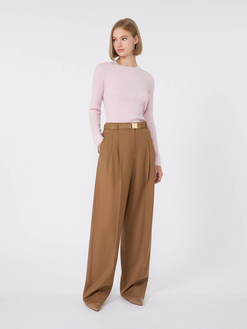 Max Mara MARABU Sequinned wool and silk sweater outlook