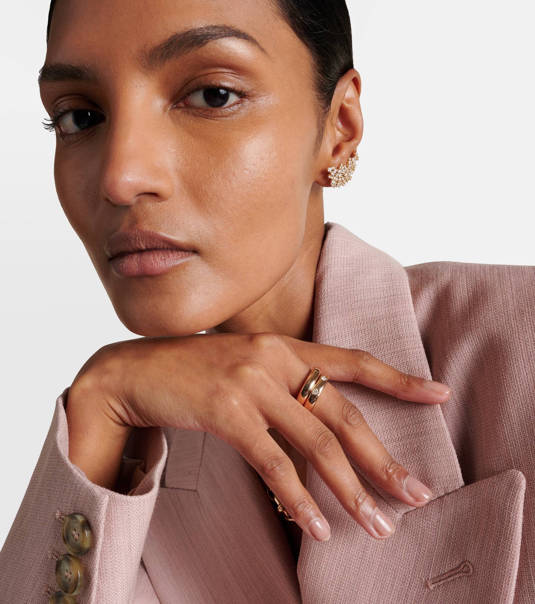 Iconica Extra Slim 18kt rose gold ring - 3