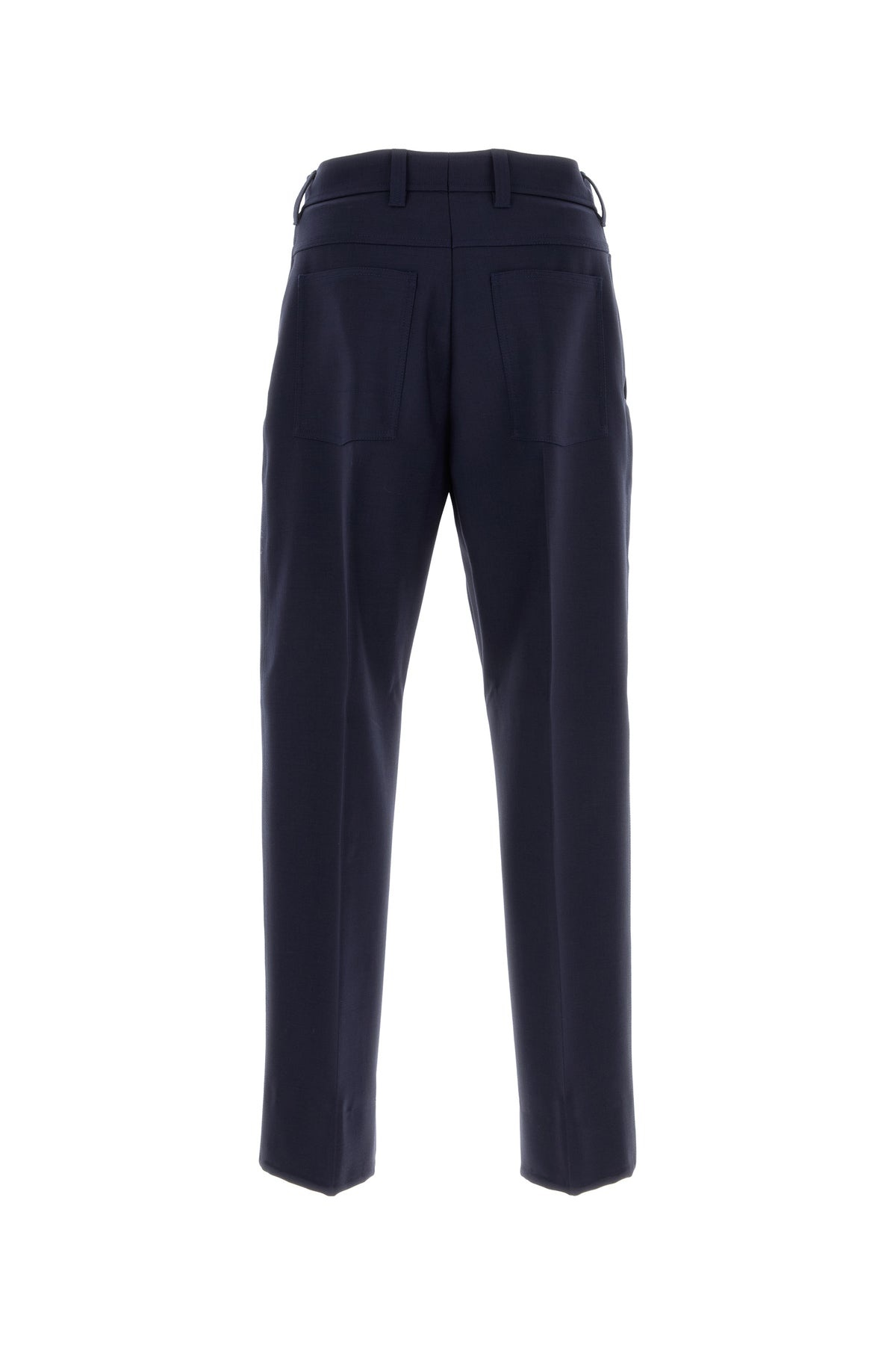 Navy blue wool pant - 2