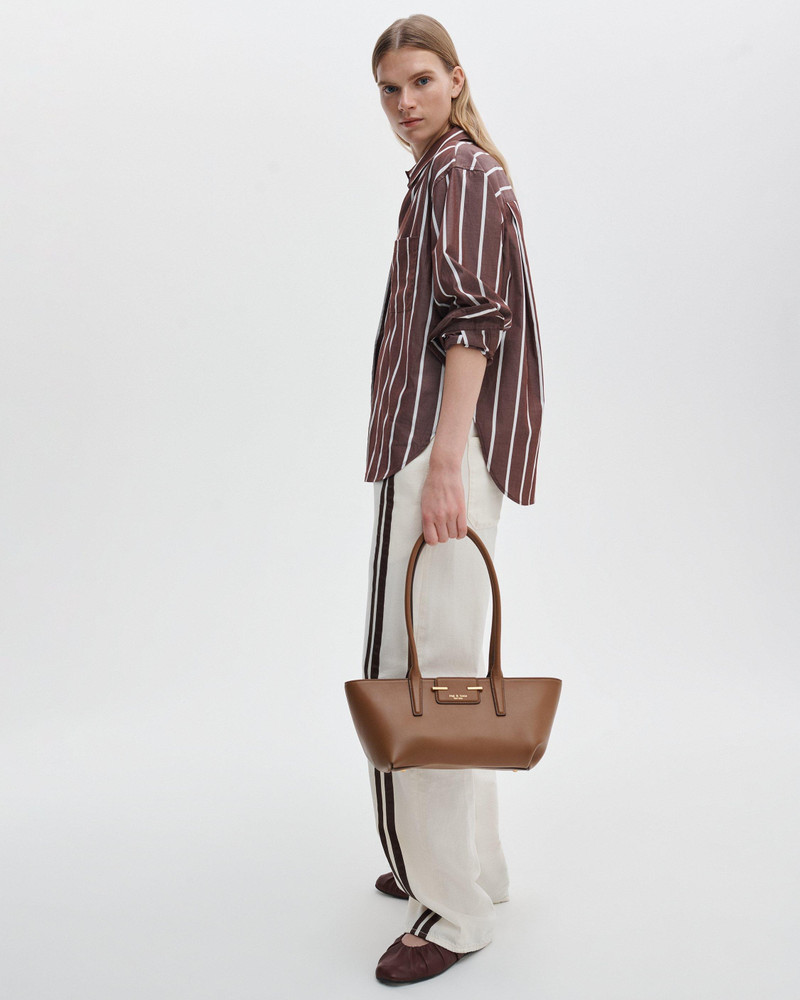 rag & bone Logan Denim Track Pants Featherweight in Ecru Sport outlook