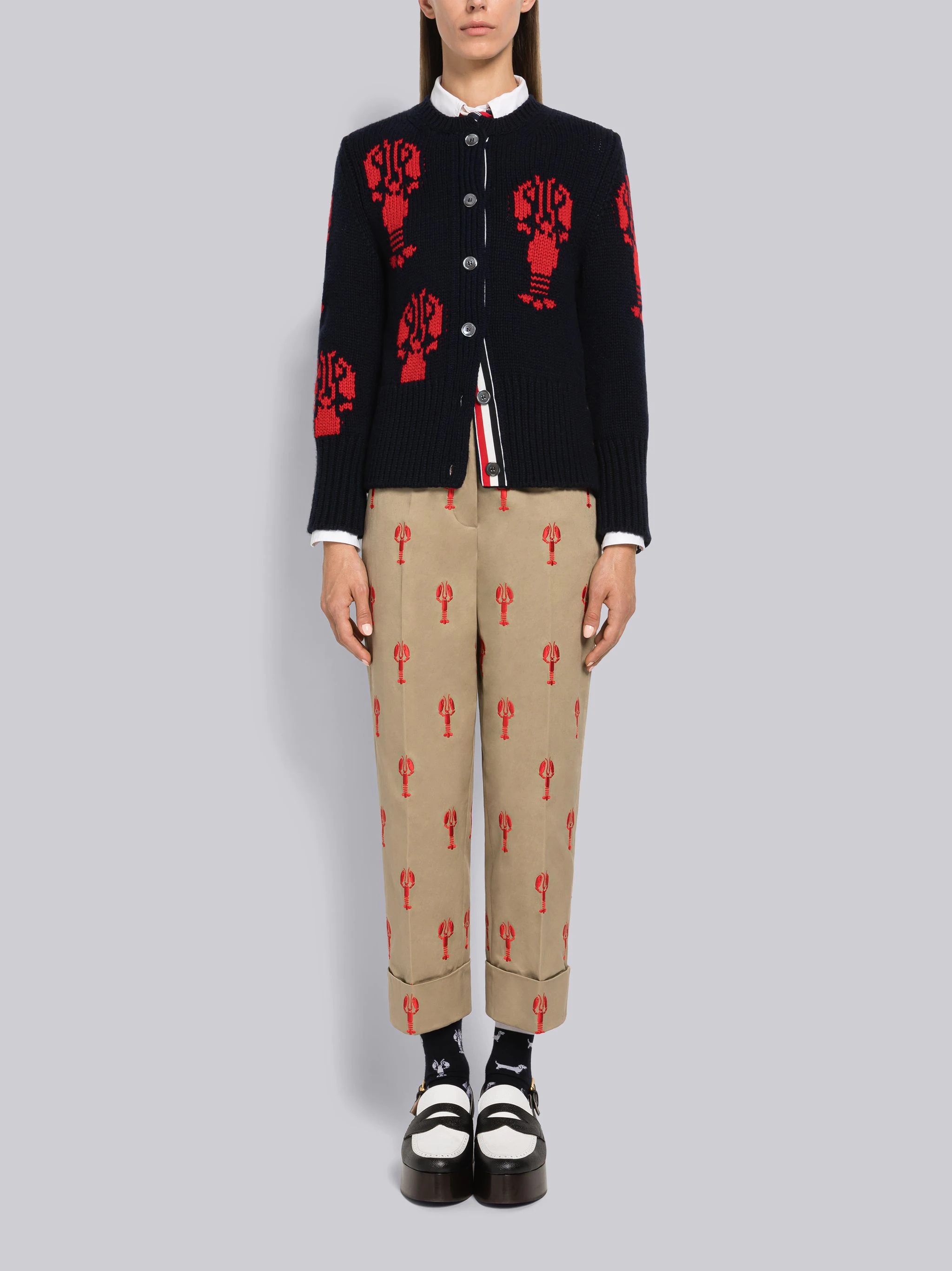 Cotton Twill Classic Lobster Backstrap Trouser - 4